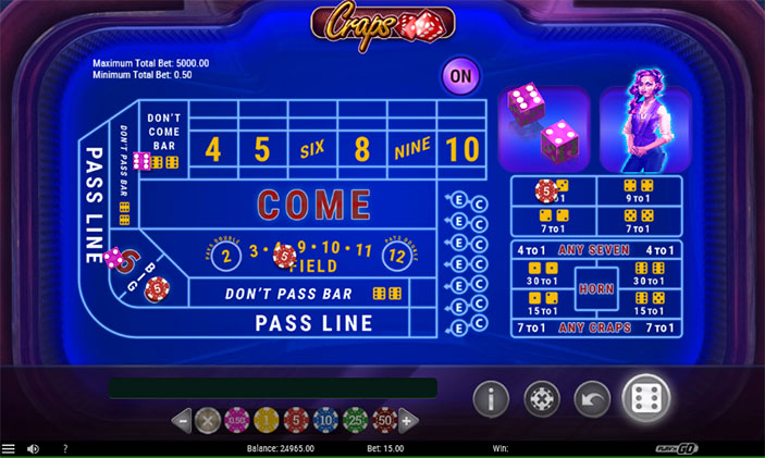 Craps game simulator. 