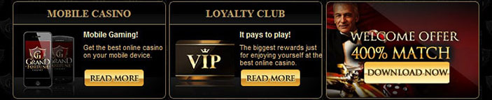 Grand Fortune casino bonuses. 