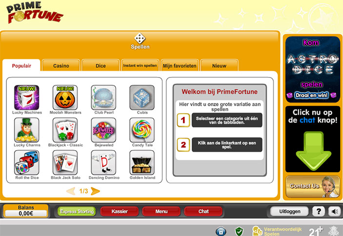 Prime Fortune casino. 